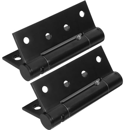 SHINEOFI Selbstschließende Türscharniere Verdeckte Türbänder 2 Stück aus Aluminiumlegierung Hydraulisch Gedämpft Einfache Installation Geeignet für Innen und Außentüren