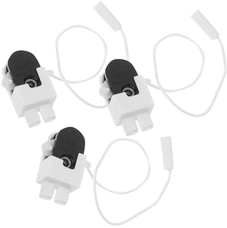 Interruptor de Luz de Pared Cable, Juego de 3 Piezas