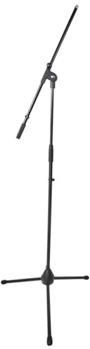Chord | Heavy Duty Boom Microphone Stand with Adjustable Height | Foldable Tripod Mic Stand | Professional Recording & Live Performance Boom Arm Stands