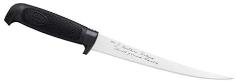 Marttiini Finnisches Filiermesser, preiswert, Klinge 19 cm, rostfrei, Kunststoff-Scheide