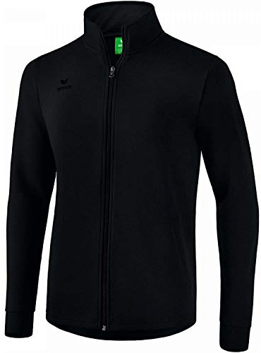 Erima Herren Basic Sweat Jacke (2071801), schwarz, M