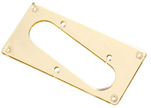 HEALLILY Pickup Abdeckung Schutzhülle Für E-Gitarren Zubehör Small Cover Plate Mit Schrägem Loch 9.17X4.56X0.26Cm Ersatzteil Für Gitarren Single-Coil Humbucker
