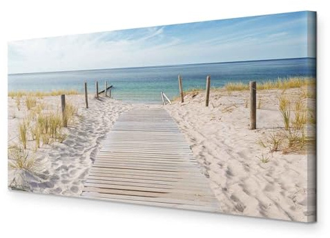 murando - Leinwandbild Wohnung Landschaft Natur, Schlafzimmer, Wohnzimmer | Hochwertige Leinwand, sofort aufhängbar, ideal fürs Wohn- oder Schlafzimmer, wasserfest und lichtecht, langlebig, stilvoll