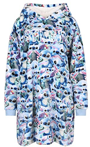 Sudadera Bata Manta con Capucha DISNEY Stitch, para mujer, con bolsillos XS-S