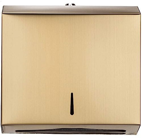 Toilettenpapierspender zur Wandmontage, Papierhandtuchspender aus Edelstahl 304 mit Schloss, Papierhandtuchhalter