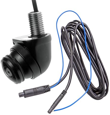 Carmedien Ultra Weitwinkel Kamera cm-UWK1 210°, Tote Winkel Camera, 3m Spezial-Anschlusskabel, mini Universalkamera IP69K Front Seite Heck