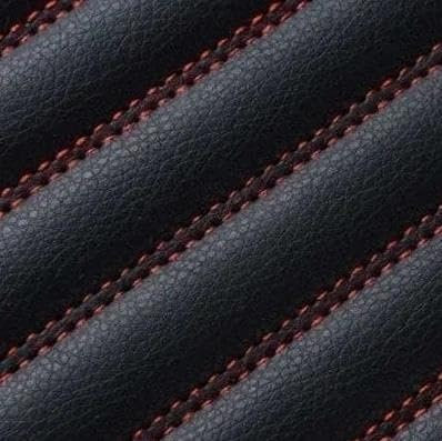 Kofferraum Innenmatte Kofferraum Matte Gestreiften Leder Custom Car Interior Teppich Für M&azda 3 Für Cx-5 Für M&azda 6 Für Bl Für Cx30 Für Cx 9 Kofferraum Wanne(Black red)