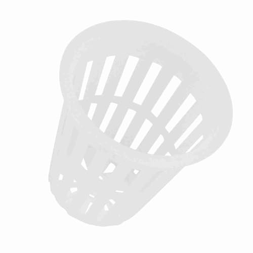 Eujgoov Set da 10 Pezzi in Plastica, Cestino Idroponico, Cestino Idroponico in Plastica, Cestini in Rete Aeroponica, Vasi in Rete da 2 Pollici, Tazza per Piantare