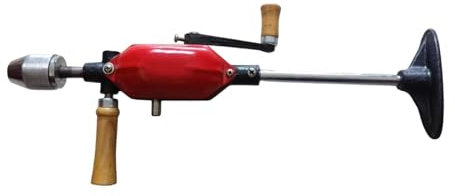 Fenteer Taladro Manual Potente, Fácil de Usar, Rojo, Bricolaje, Profesional, Manual, Manivela
