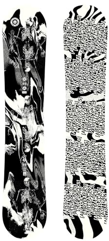 Airtracks Tabla de snowboard para hombre Freeride Freestyle – Read My Mind Snowboard Wide Hybrid Rocker 159 cm