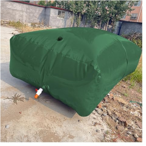 MJJMM Water Bladder Tank，Collapsible Large Capacity Portable Water Storage 50-1585 Gallons Rainwater Bag(2839L/750Gal/2.5x1.5x0.76 m)