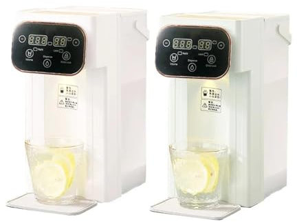 TIEOAXFT Electric Kettle Cup Boiler Instant Hot Water Dispenser Bottle Drinking Water Thermal Insulation Heating Baby Milk Heater Teapot(WHITE)