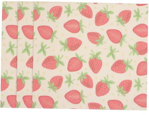 Warmhm 3pcs Beeswax Food Wrapping Paper Beeswax Food Wraps Pure Reusable Non-toxic for Cheese Fruit Baking Takeout