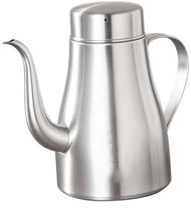 Cabilock 24oz Bouteille Huile Distributrice Acier Inoxydable pour Huile Olive et Graisse de Bacon avec Bec Verseur Anti-goutte pour Cuisine