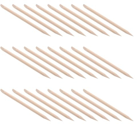 Alipis 200pezzi Bastoncini di Legno per Unghie Strumenti per Spingere le Cuticole Accessori per Manicure e Pedicure Multiuso per Cura delle Unghie Casa Salone