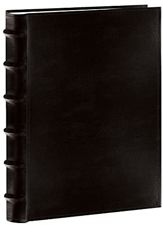 Pioneer Fotoalbum aus gebundenem Lederfaserstoff, bidirektional, für 300 Fotos der Größe 10,2 x 15,2 cm, 3 pro Seite Farbe: Schwarz.