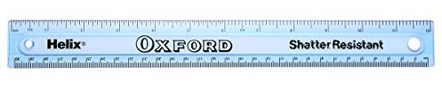 Helix Oxford 12 inch 30cm Shatter Resistant Ruler