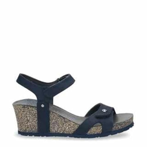 Panama Jack - Julia Basics, Sandalia con Pulsera Mujer, Azul (Marino B10), 41 EU