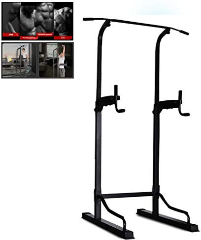 Indoor Reck Haushalt Pull-up-Ausrüstung Sport Und Sportartikel Fitnessgeräte Einstellbare Barren (Color : Black, Size : 60x60x185cm)