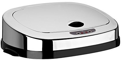 Dihl Replacement Chrome Automatic Motion Sensor Bin Lid for Dihl & Morphy Richards 30L, 42L, 50L - For bin Casings Sized approximately 32.5 x 24cm