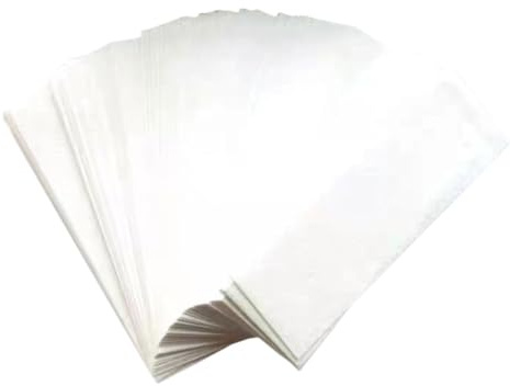 TOPPERFUN 100pcs Saxophone Accessories Instrument Absorbent Paper for Wind Instrument Maintenance Tools Portable Leather Pad Absorbent Paper to Remove Surface Dirt for Flute Practice
