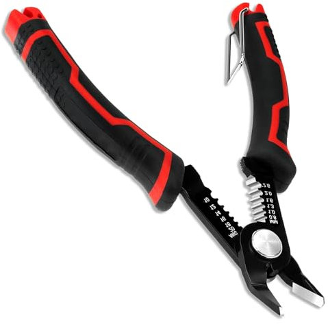 OWLMATE 3-in-1 Seitenschneider Zangenset Elektronik Seitenschneider mini Seitenschneider Klein für 20-10 AWG Kabel, Anti-Rutsch-Griff, für Kleinstarbeiten und Platinen