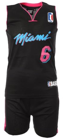 Sport Zone Miami Heat basketset svart barn, svart, 6 �r