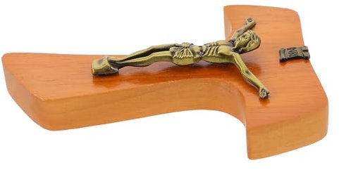 Cabilock Eleganter Kreuzanhänger Aus Holz – Mini-bastelkreuz Für Tischdekoration Christliches Wohndekor Spirituelle Wandkunst