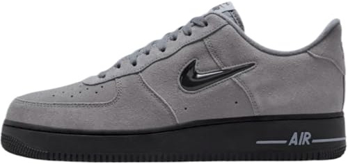 NIKE Air Force 1 '07 Low Jewel Zapatillas Deportivas de Ante para Hombre Zapatillas Zapatos de Moda HQ3827-001 Gris UK9.5 (EU44.5) NIKE Air Force 1 '07 Low Jewel Zapatillas Deportivas de Ante para