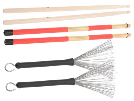 Juego de Baquetas con Alambre 5a para Batería, 19 Haces