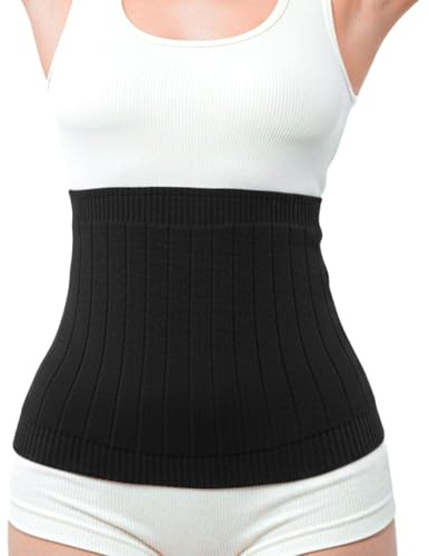 letcdfer Men's Women's Cashmere Kidney Warmer, Kidney Belt, Kidney Protection, Thermal Strap, Wool Body Warmers, Kidney Warmer for Back Lumbar Spine and Menstrual Pain Relief (L, 50-65 kg)