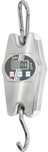 KERN Hängewaage HCN 100K200IP (Wägebereich max. 100 kg, Ablesbarkeit 200 g, für Industrie + Privat, wiegen von Nahrungsmitteln / Koffer usw.)