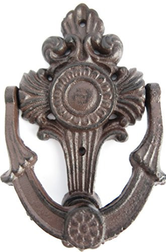 Historischer Türklopfer Eisen Guss Historisches Jugendstil Design Geschenkidee Doorknocker Kreuz