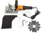 Fraiseuse à Lamelles 760W 11600rpm, Réglage de Angle 0~90°, Kit d'Affleureuse à Bois Défonceuse Électrique, Menuisier Électrique en Bois de Biscuit (EU Plug 220V)