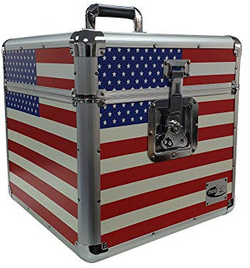 Phaze 7 Media 12-inch 12 Holds 100 LP Vinyl LP's Record DJ Storage Box USA