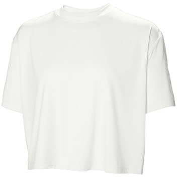 Helly Hansen W Ocean Cropped T-Shirt för kvinnor, 001 vit, XL