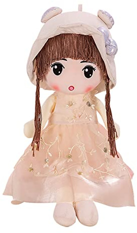 BYNYXI Poupée câline Filles à partir de 1 an, 45cm poupée en Tissu Peluche Douce Peluche poupée Peluche bébé poupée Princesse Peluche bébé Fille Peluche pour Enfants Filles Cadeau danniversaire