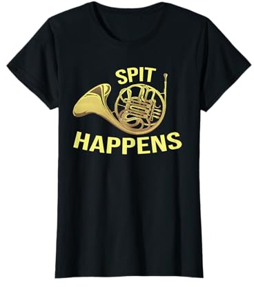 SPIT HAPPENS - Waldhorn-T-Shirt für Damen T-Shirt