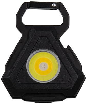Cofan Linterna pequeña Cob Led Recargable | Mini linterna led con gancho para colgar e imán extra fuerte
