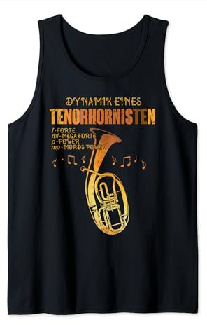 Tenorhorn Geschenk für Tenorhornisten - Tenorhorn Tank Top