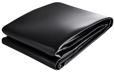 VEVOR LLDPE Pond Liner 20x25 ft, Pond Liner 20 Mil, Fish Pond Liners for Waterfall, Pond and Fish Ponds