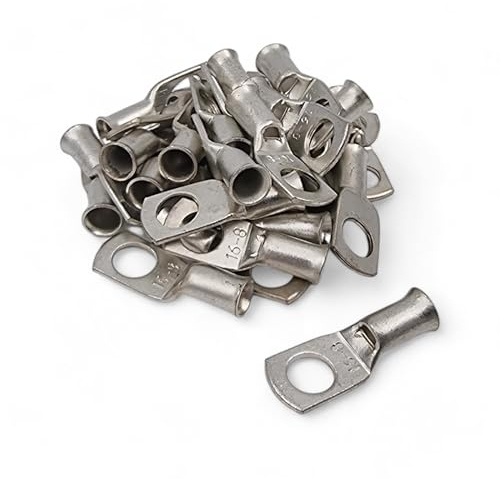 10 Pack of Copper Tube Cable Lugs Welding Crimp Battery Starter Terminals 6mm to 240mm (16mm² x 8mm)