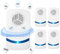 Ultrasonic Pest Repeller 4 Pack, Wave Barrier Tech, Humane Indoor Pest Control for Mouse, Rat, Mice, Spider, Mosquitos, Cockroaches, Plug & Play, Wide Coverage, Harmless to Pets & Humans