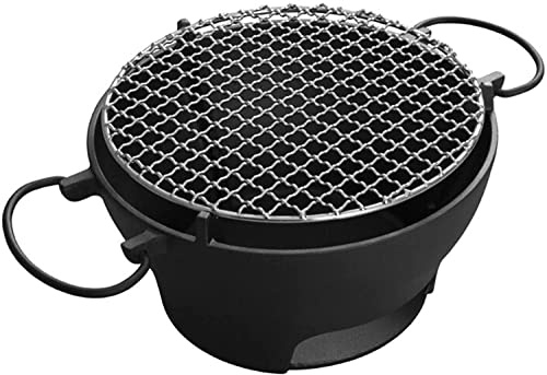 Barbecue Grill Barbecue à gaz extérieur Barbecue Portable en Fonte Barbecues familiaux d'extérieur Poêle à Charbon Table BBQ Brochettes Multi-usages Barbecue Cuisson Thé Chauffage St