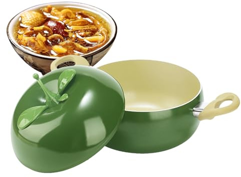 Soup Pot Non Gold Coating Thick Fruit Pot | Thick Fruit Shaped Soil Pot Non Stick Pressure Cooker | Multivurpose -Herd -Top-Koch Pasta Soup Spaghetti Dishes