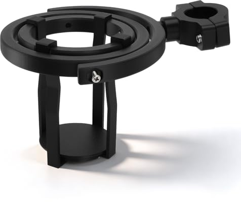Vvikizy Anti-Overflow Self-Leveling Gyroscopic Drink Holder, Securely Holds Beverages for Bike & Truck, Utilizing Advanced Gyroscopic Technology, Black