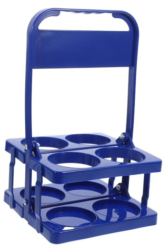 WESIEVYA Beer Basket for Drink Holder Drink Carrier with Handle Beer Bucket Holder Collapsible Portable Bottle Crate Basket Storage Large Rack Pp