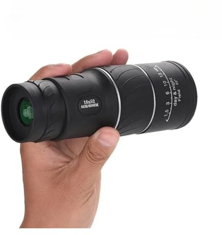 Kraftfullt monokulärt teleskop 16x52 dubbelt kikarsikte zoommonokulärt prisma kompakt monokel for jakt och campingutrustning(Package 2)