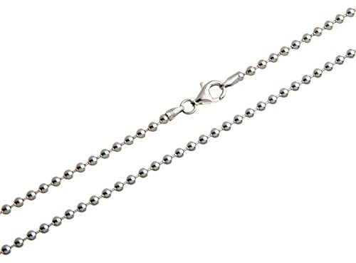 Kugelkette 3mm - 925 Silber Länge 40-100cm …