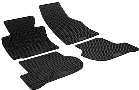 Gummi Fußmatten passend für VW Golf 5+6/Golf 5+6 Variant/Skoda Octavia II ab 2008-2012 AZUGA AZ10092503 Gummimatten Automatten